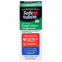 Safetussin® Non Drowsy Cough + Chest Congestion Medicine Perspective: Main