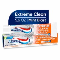 Aquafresh Extreme Clean Whitening Fluoride Toothpaste, Sugar Acid and Cavity Protection, Mint Blast Perspective: Main