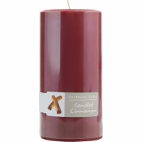 Candied Cinnamon 314579 3 x 6 in. One Pillar Candle for Unisex
