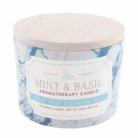Northern Lights Candles Aromatherapy Candle - Mint & Basil Perspective: Main