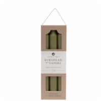 Northern Lights 7" Taper Candles - Moss Green