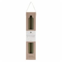 Northern Lights Moss Green 10 in Taper Candles Perspective: Main