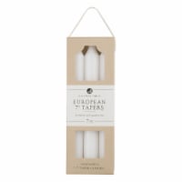 Northern Lights European Taper Candles - White Perspective: Main