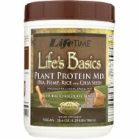 Lifetime's Life Basics Chocolate Plant Protein Mix Perspective: Main