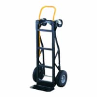 Harper Trucks PGDYK1635PKD 700 Lb Capacity Convertible Hand Truck Dolly, Black
