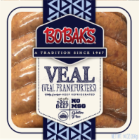 Bobak's Jumbo Veal Frankfurters Perspective: Main