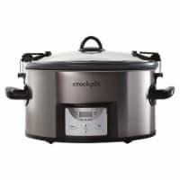 Crock-Pot® Stainless Steel Countdown Programmable Slow Cooker - Black, 8 qt  - Fred Meyer