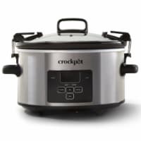 7.0 Quart Oval Slow Cooker, Stainless Steel, 1 UNIT - Harris Teeter