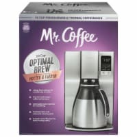 Mr. Coffee® Optimal Brew™ Programmable Thermal Coffee Maker - Silver/Black,  10 c - Fry's Food Stores