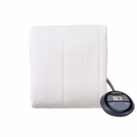 Sunbeam Vertical Quilt Heated Mattress Pad w/ Digital Display Controllers, Full