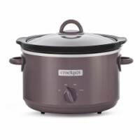 Crock-Pot Manual Design Series 4.5 Quart 3 Setting Slow Cooker, Cafe Mocha Perspective: Main