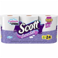 Scott Extra Soft Mega Roll Bath Tissue 6 Rolls Perspective: Main