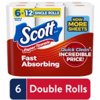 Scott Choose-A-Sheet Paper Towels Double Rolls Perspective: Main