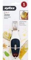 Zyliss 2-In-1 Zester - White/Black Perspective: Main