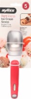 Zyliss Right Scoop Ice Cream Scoop - Red/White Perspective: Main