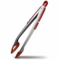 Zyliss® Stainless Steel Tongs - Red Perspective: Main