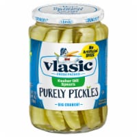 Vlasic® Purely Pickles Kosher Dill Spears Perspective: Main