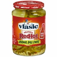 Vlasic Frank's Redhot Flavored Kosher Dill Chips Perspective: Main