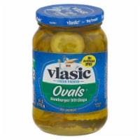 Vlasic® Ovals Hamburger Dill Pickle Chips