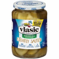 Vlasic Lightly Salted Stackers Kosher Dill Sandwich Pickles