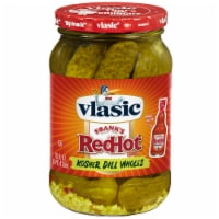 Vlasic Frank's RedHot Original Cayenne Pepper Sauce Flavored Kosher Dill Whole Pickles Perspective: Main