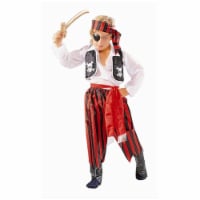 RG Costumes 90009-RBK- M Pirate Boy Red-Black Pants Costume - Size Child-Medium