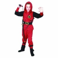 RG Costumes 90242-M Medium Child Ninja Ranger Costume - Red