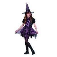RG Costumes 91416-S Glitter Spider Witch Costume - Size Child Small 4-6