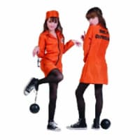 RG Costumes 91419-M Not GuiltyJail Girl Costume - Size Child-Medium