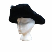 RG Costumes  Caribbean Pirate Velvet Hat- Black