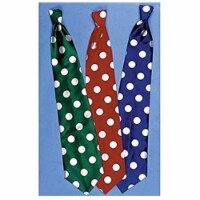 RG Costumes  Clowns Long Tie - Red & White