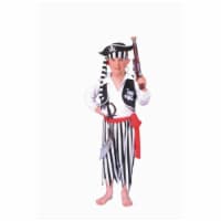 RG Costumes 90009-L Pirate Boy White-Black Pants Costume - Size Child-Large