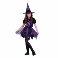 RG Costumes 91416-L Glitter Spider Witch Costume - Size Child Large 12-14