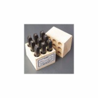 Young Bros Stamp Works Steel Stamps Set,3 Shank L,Steel 07093