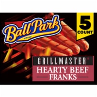 Ball Park® Bun Length Grillmaster Hearty Uncured Beef Hot Dogs