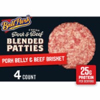 Ball Park® Pork Belly & Beef Brisket Patties for Burgers Perspective: Main