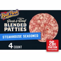 Ball Park® Steakhouse Seasoned Pork & Beef Patties for Burgers