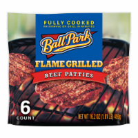 Ball Park® Fully-Cooked Flame Grilled Beef Patties