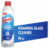 Windex Fast Shine Foam Glass Cleaner No-Drip Aerosol Cleaning Spray Perspective: Main