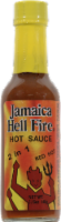 Jamaica Hell Fire Hot Sauce Perspective: front
