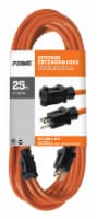 Prime 25 Ft. Outdoor Extension Cord - Orange