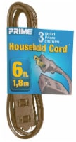 Prime® Brown 3-Outlet Household Extension Cord