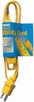 Prime 3-Outlet Shop and Utility Extension Cord - SPT-2 16/3 - 3 Foot - Yellow