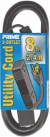 Prime® 3-Outlet Shop and Utility Extension Cord - Brown