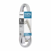 Prime® SnugPlug™ Extension Cord - White