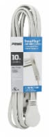 Prime® SnugPlug® 3-Outlet Low-Profile Extension Cord - White