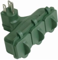 Prime 3-Outlet Power Adapter with Covers Perspective: Main