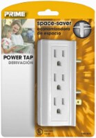 Prime® 6-Side-Outlet White Power Tap Perspective: Main