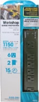 Prime® 6-Outlet Black Metal Surge Protector