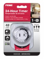 Prime 24-Hour Electromechanical Timer - White